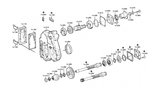 drawing for DAF 1318270 - PISTON PUMP (figure 1)