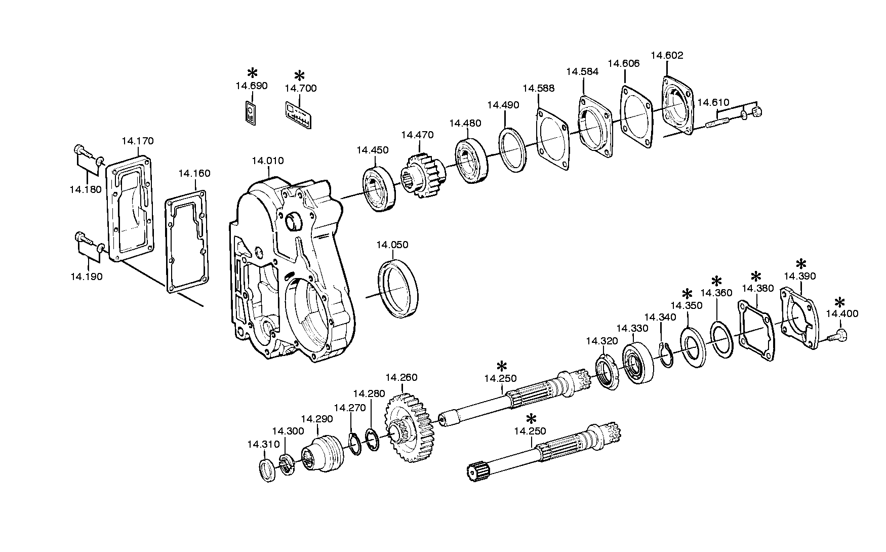 drawing for DAF 1318270 - PISTON PUMP (figure 3)