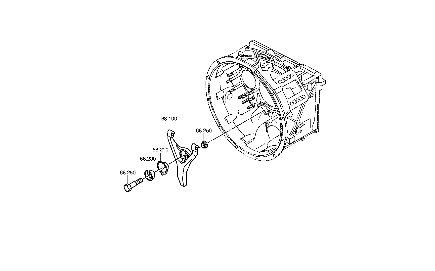 drawing for DAF 1344631 - BALL CUP (figure 1)