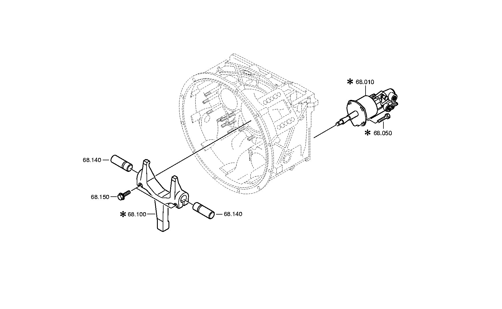 drawing for ZF 1315368001 - SHAFT (figure 1)