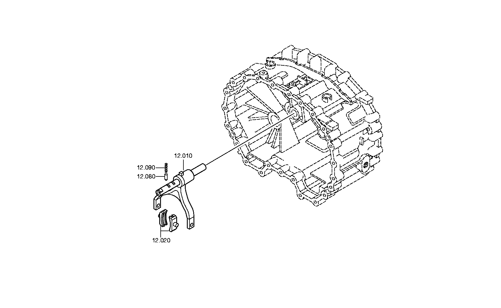 drawing for IVECO 42532614 - DETENT (figure 1)