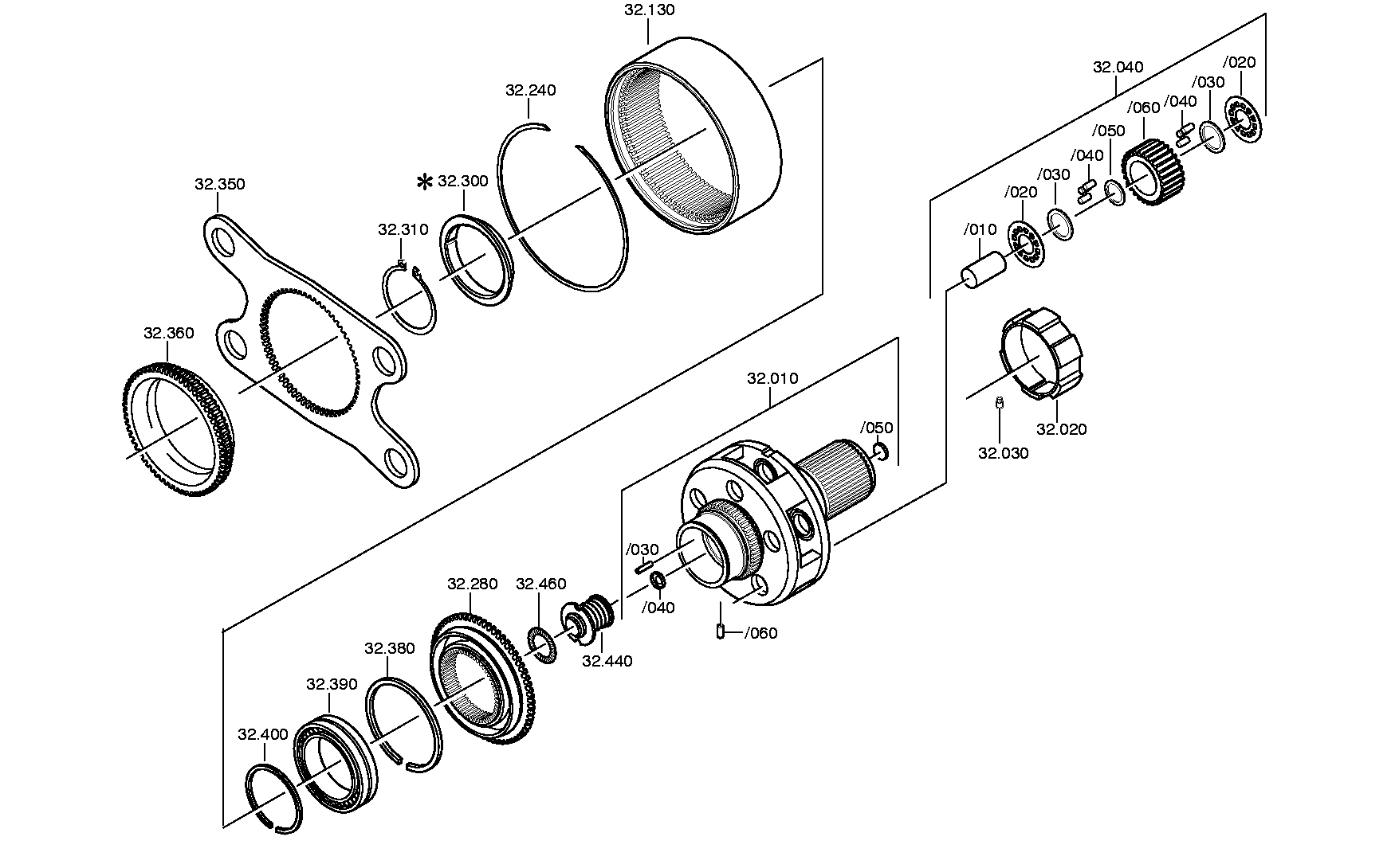 drawing for IVECO 8866431 - THRUST WASHER (figure 1)