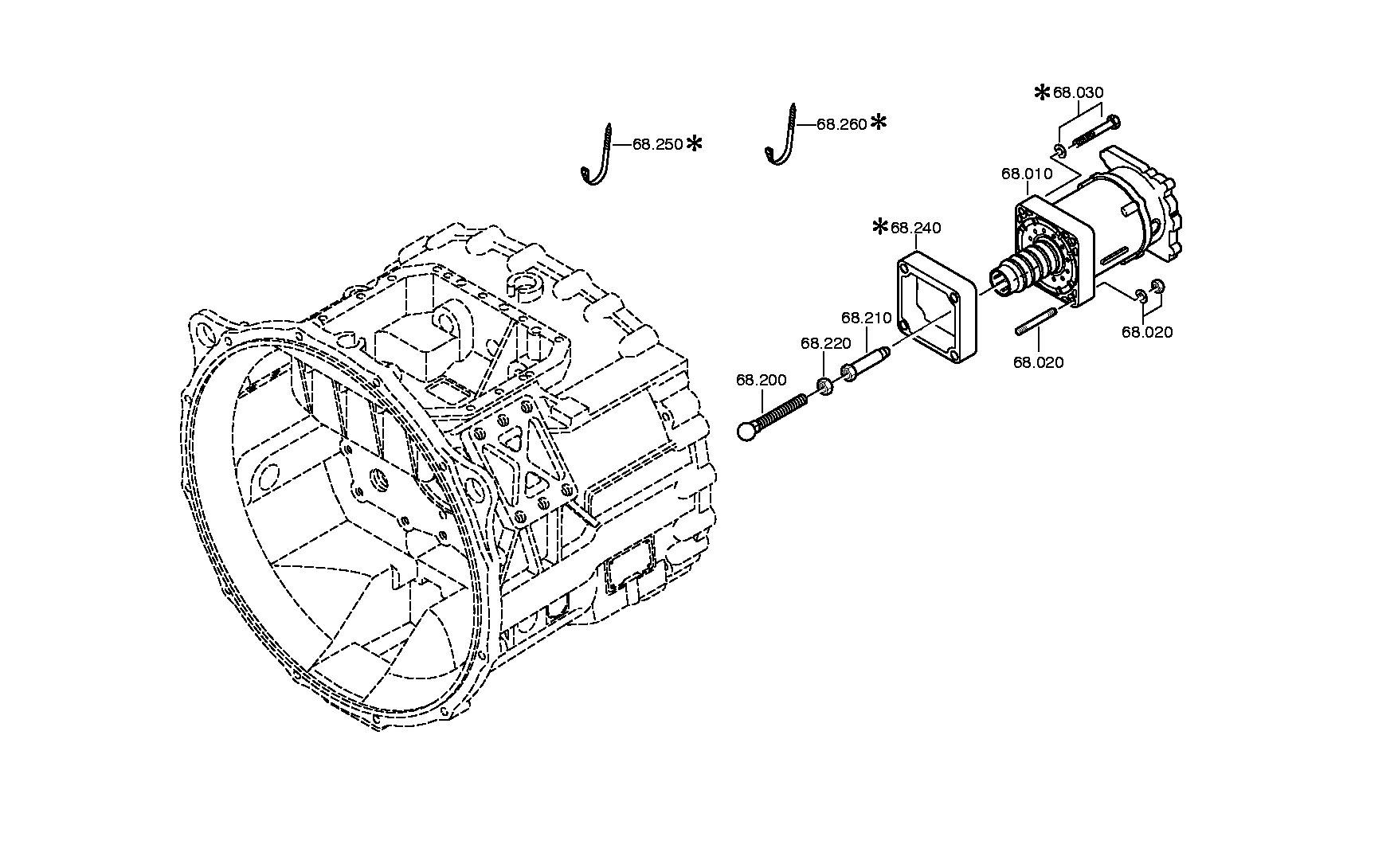 drawing for Manitowoc Crane Group Germany 03324716 - RELEASE DEVICE (figure 3)