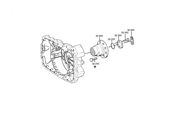 drawing for IVECO 5001843121 - OUTPUT FLANGE (figure 3)