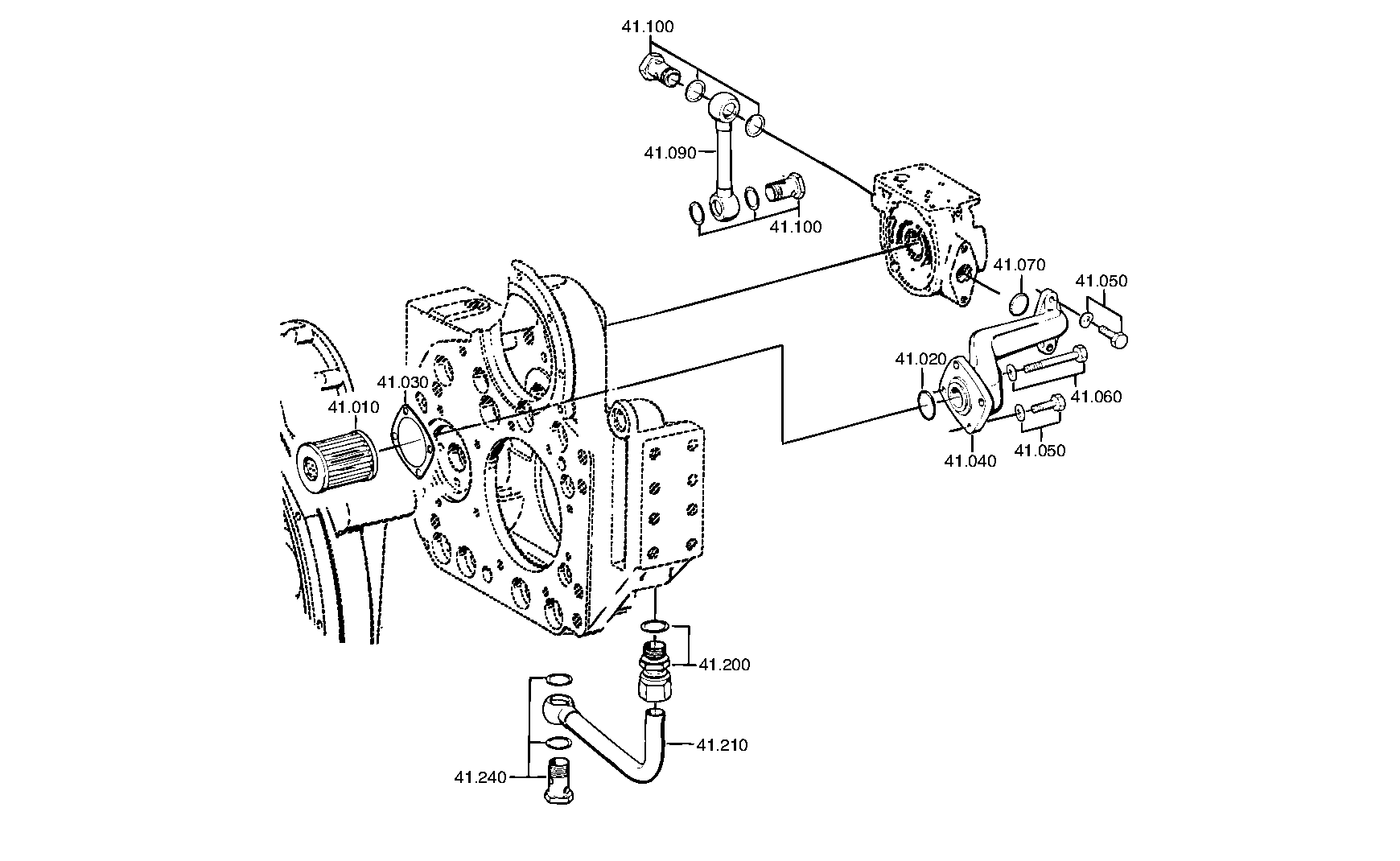 drawing for SIVI 42493145 - PRESSURE TUBE (figure 1)