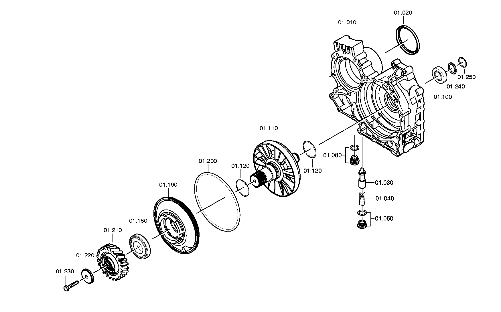drawing for VDL BOVA 81.93030-0157 - SPLIT RING (figure 1)