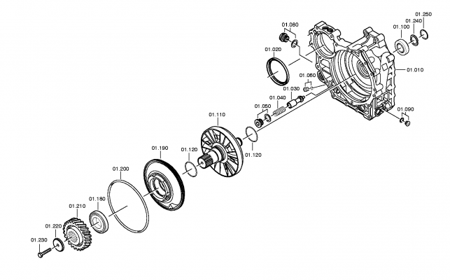 drawing for VDL BOVA 81.93030-0157 - SPLIT RING (figure 2)