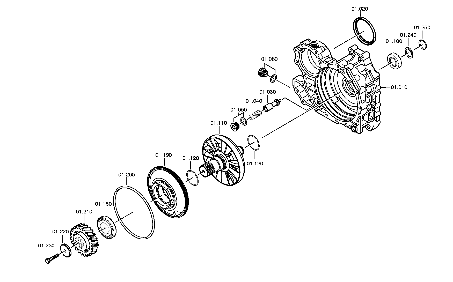 drawing for VDL BOVA A0109817401 - TAPERED ROLLER BEARING (figure 5)