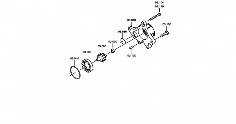 drawing for Hyundai Construction Equipment QZ6085203001 - SHAFT (figure 1)