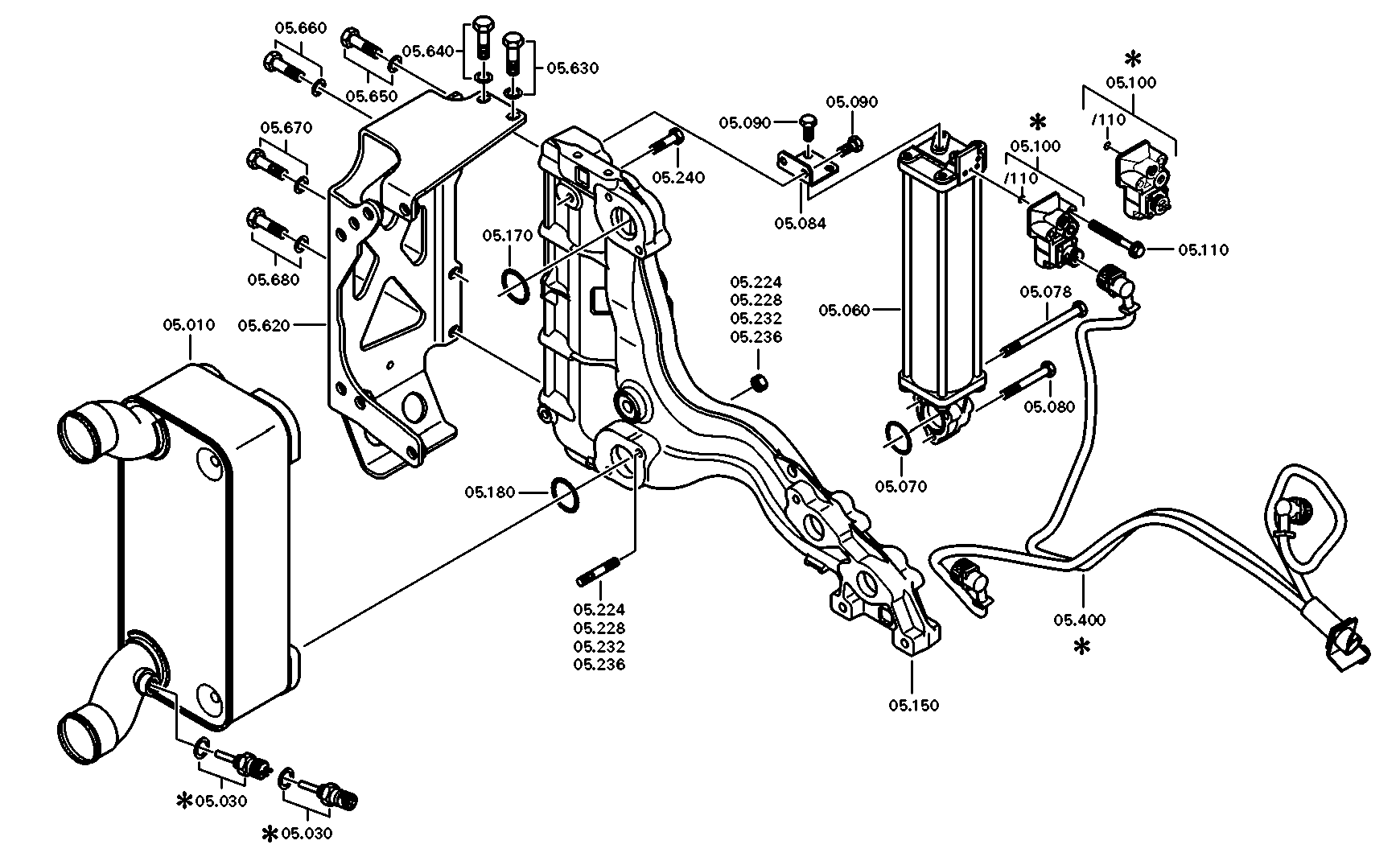 drawing for YAXING-BENZ LTD. 81.55240-0018 - FIXING PLATE (figure 1)