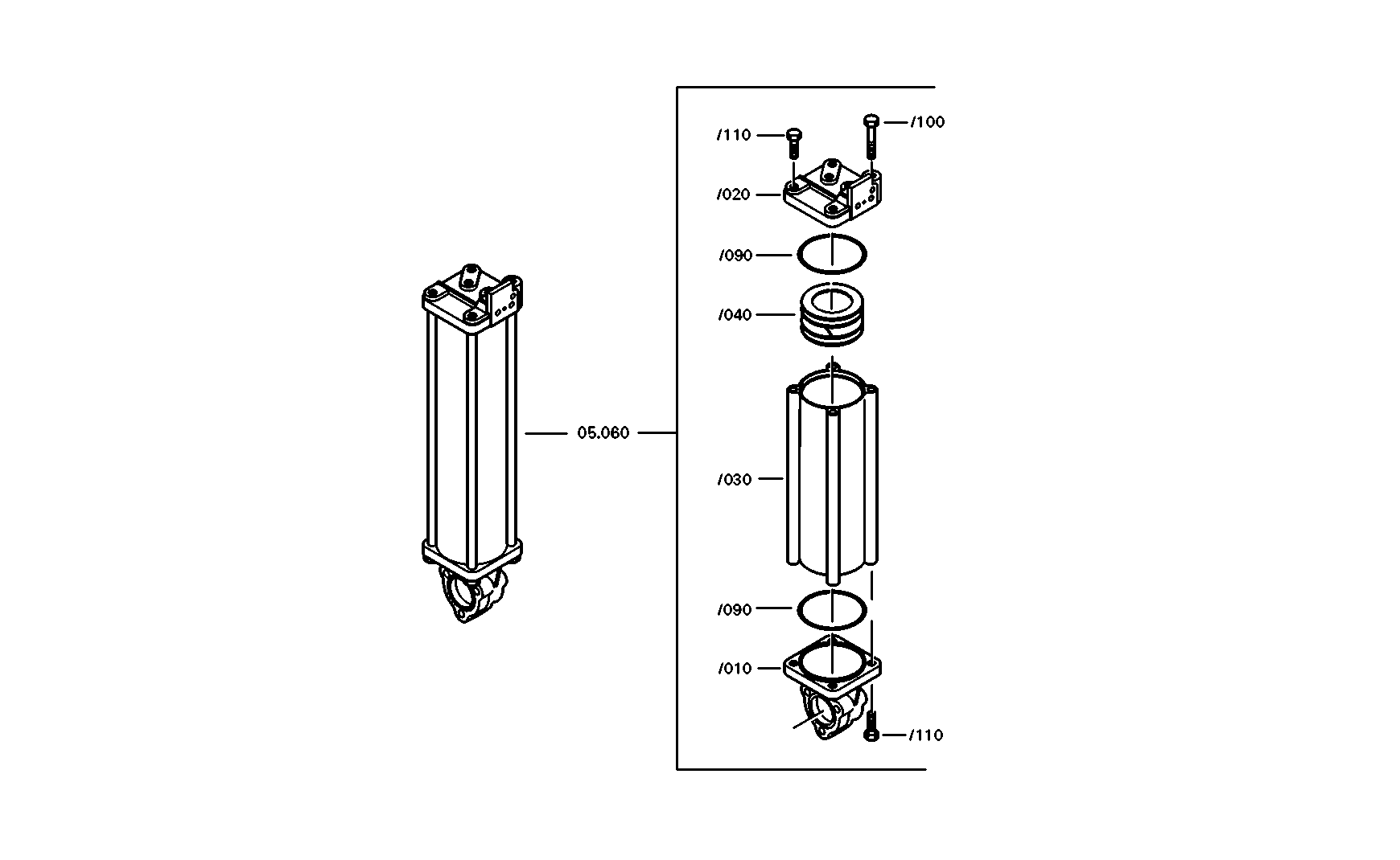 drawing for YAXING-BENZ LTD. 81.55211-0003 - OIL FEED.HOUSG. (figure 2)