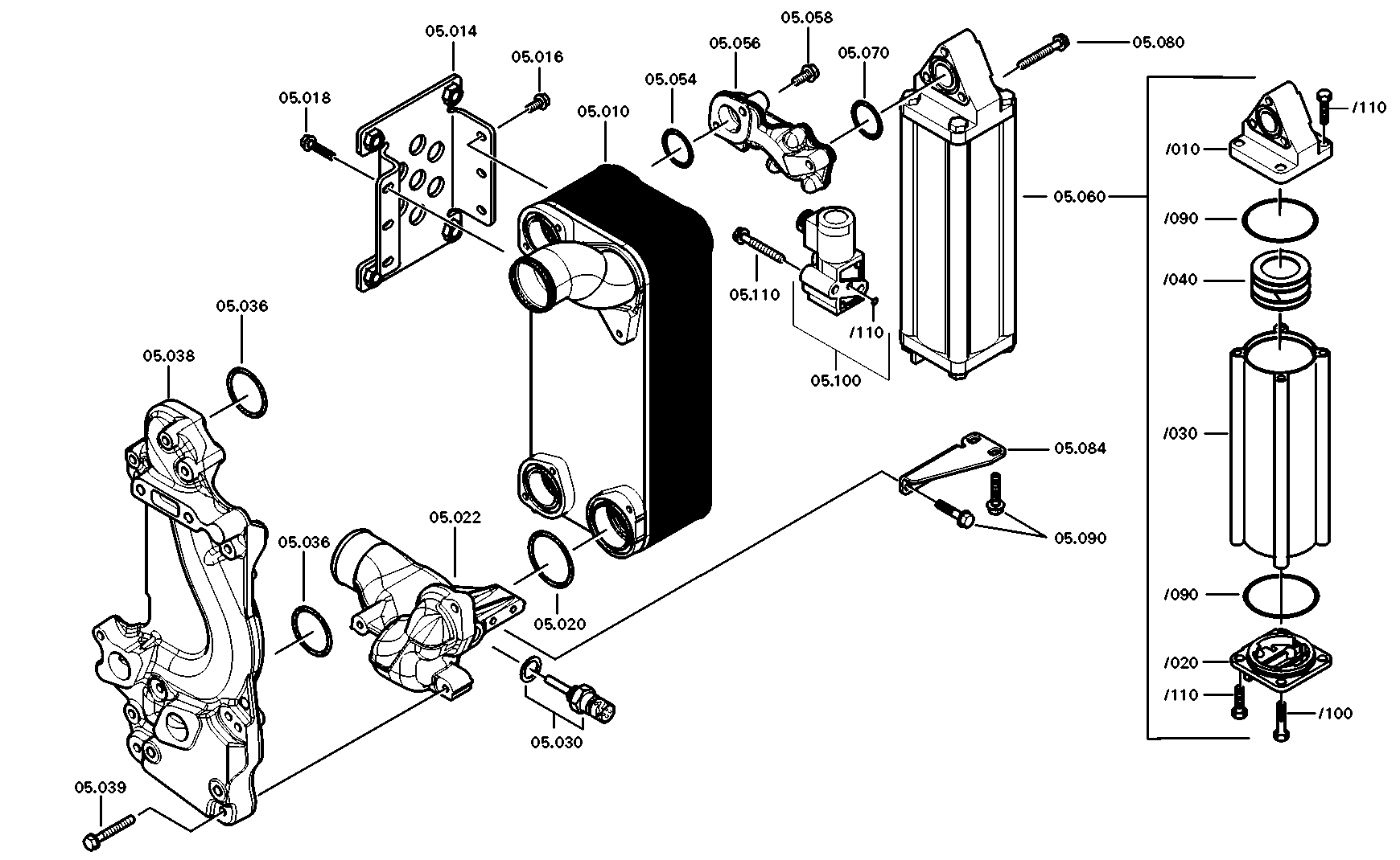 drawing for HUN2001 GMBH 500054118 - CONNECTING HOUSING (figure 5)