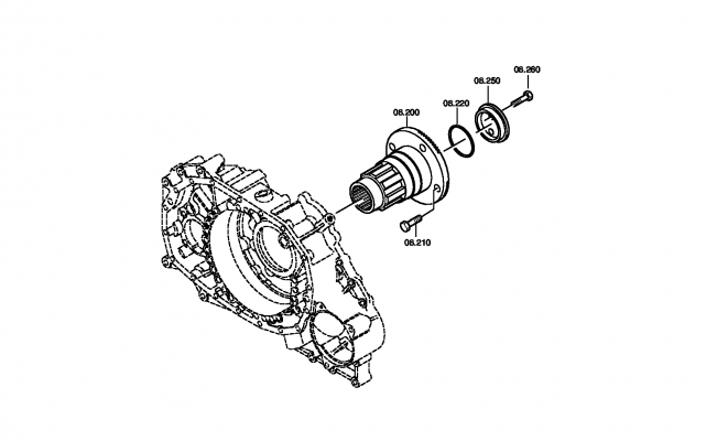 drawing for IVECO 42569513 - OUTPUT FLANGE (figure 4)