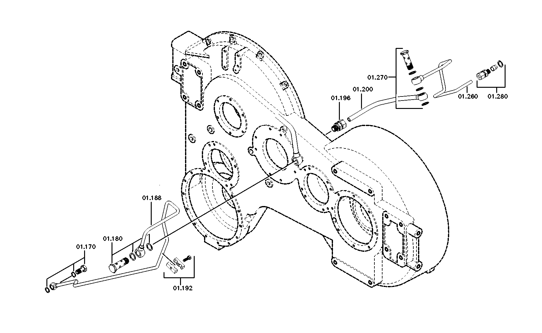 drawing for Hyundai Construction Equipment 0634-801-033 - SEALING RING (figure 4)