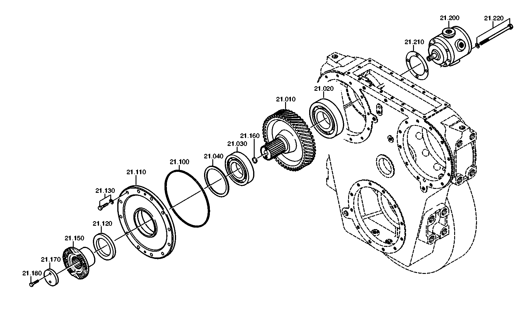 Technical drawing of Hyundai Construction Equipment 0735330275 BALL BEARING with dimensions and layout
