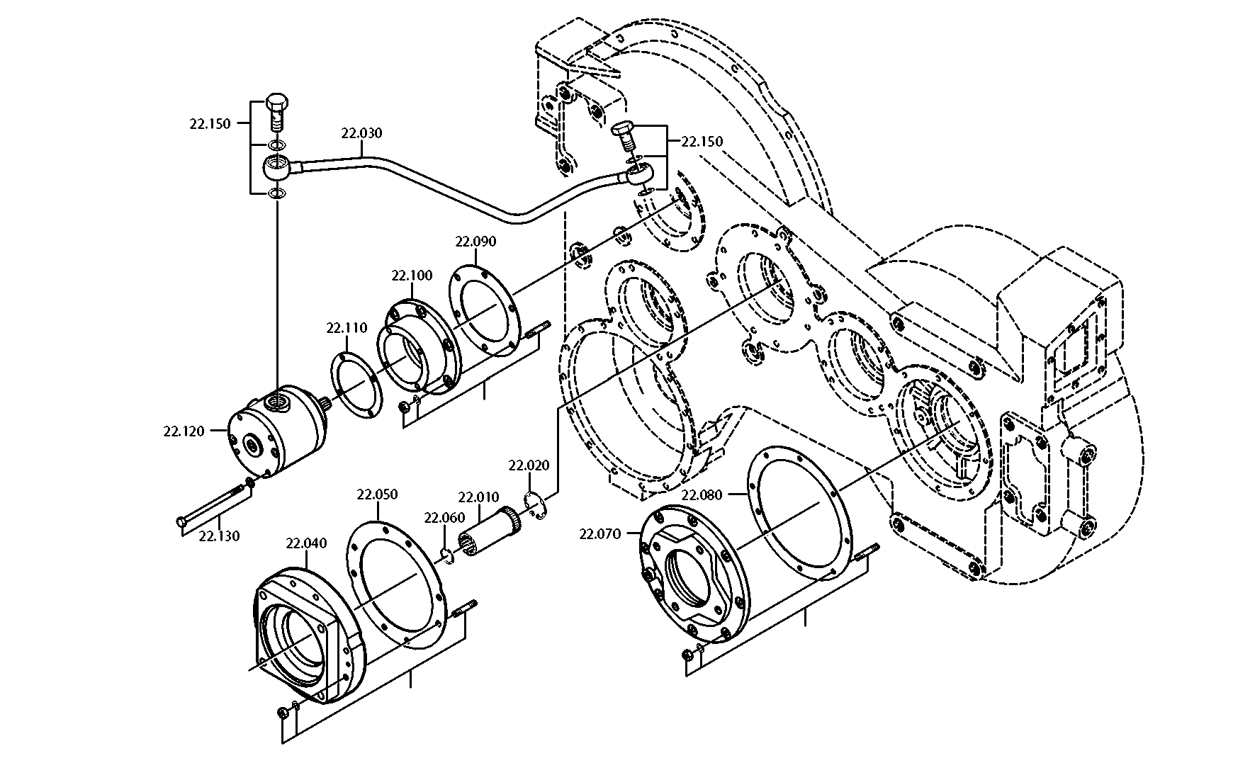 drawing for JOHN DEERE 19M7604 - CAP SCREW (figure 1)