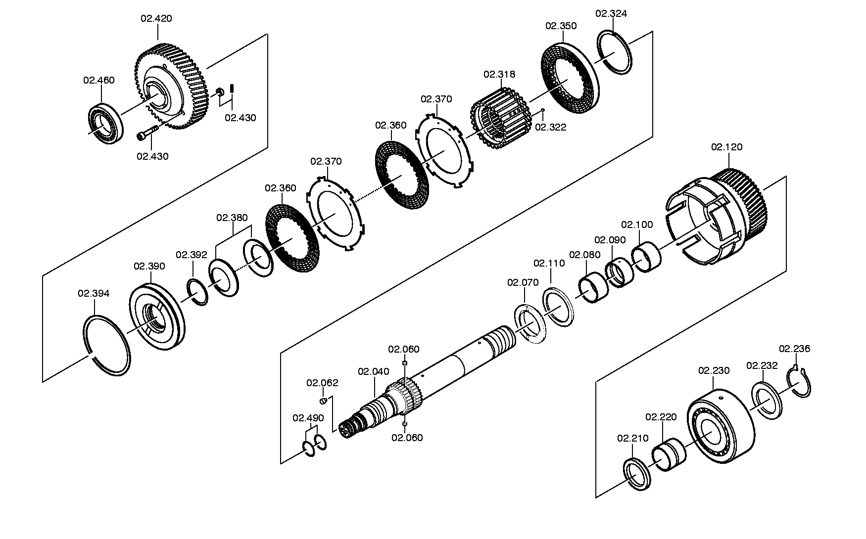 drawing for JOHN DEERE Z72521 - SNAP RING (figure 2)