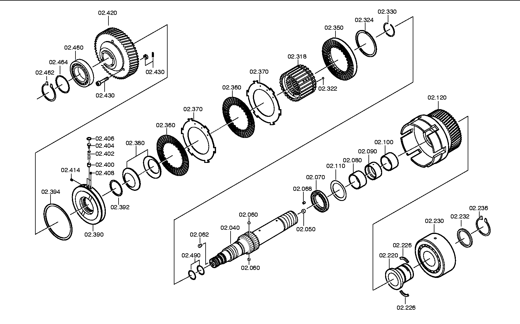 drawing for FUCHS-BAGGER GMBH + CO.KG 1455622250 - CIRCLIP (figure 1)