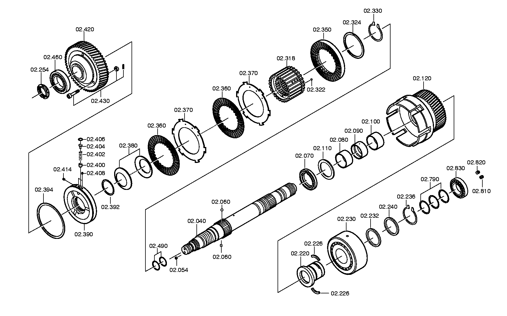 drawing for DOOSAN K9001605 - RETAINING RING (figure 3)