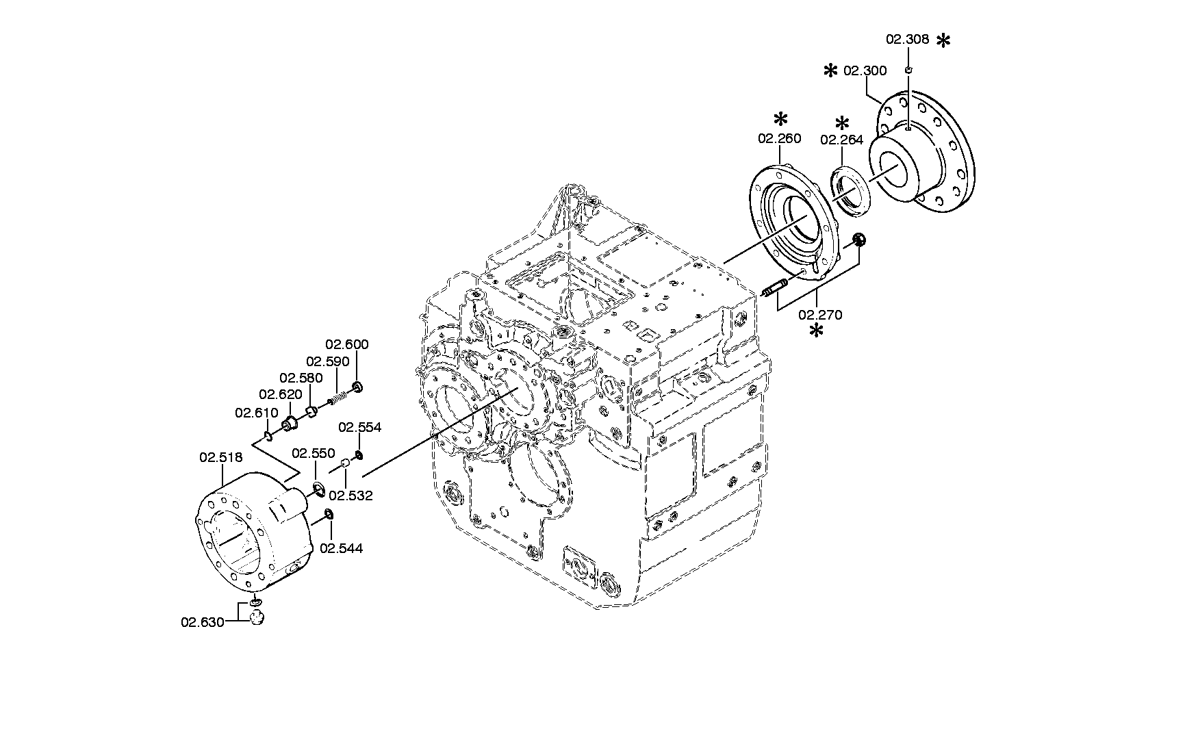 drawing for DOOSAN 352072 - O-RING (figure 1)