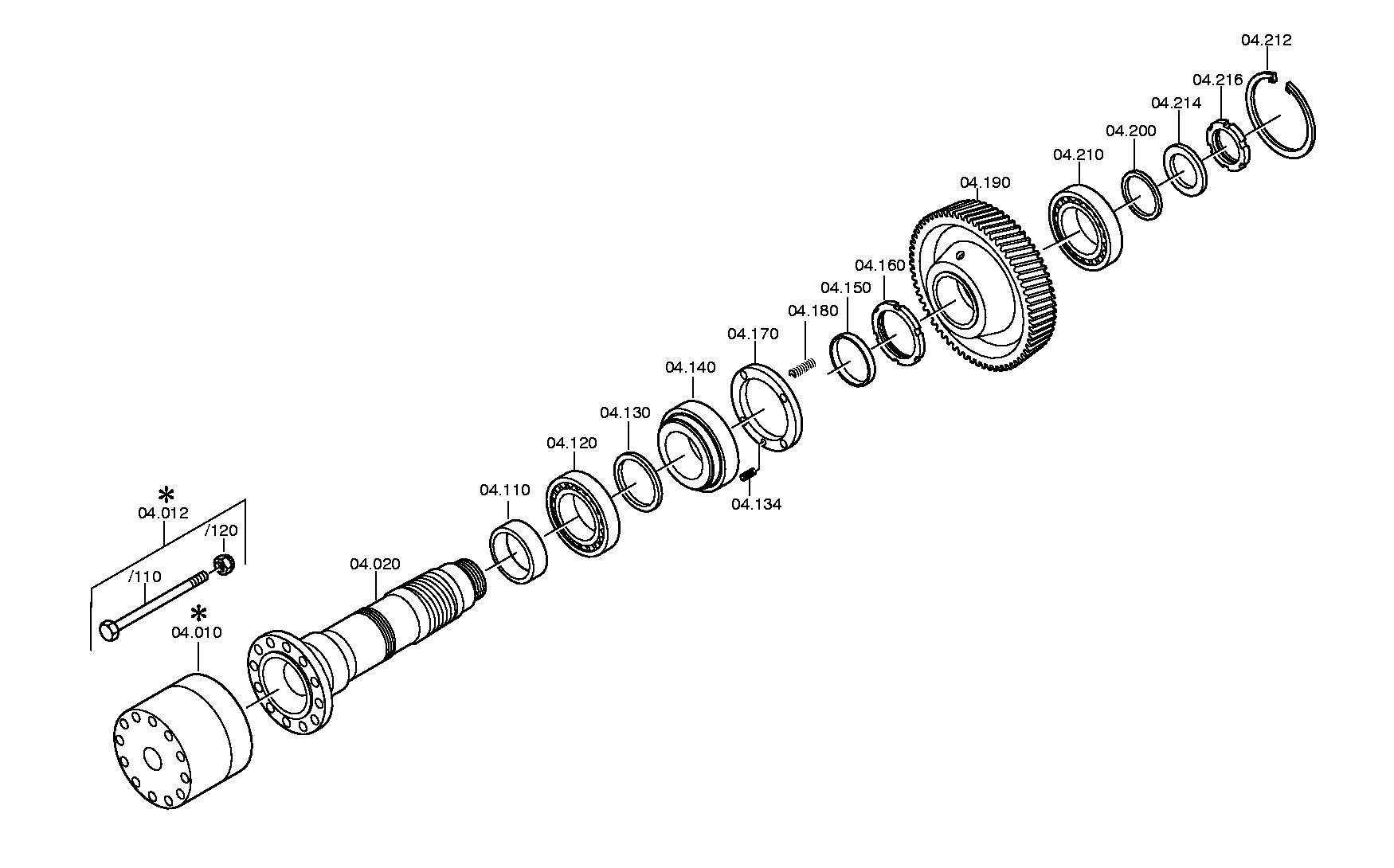 drawing for VOLVO VOE12743116 - WASHER (figure 2)