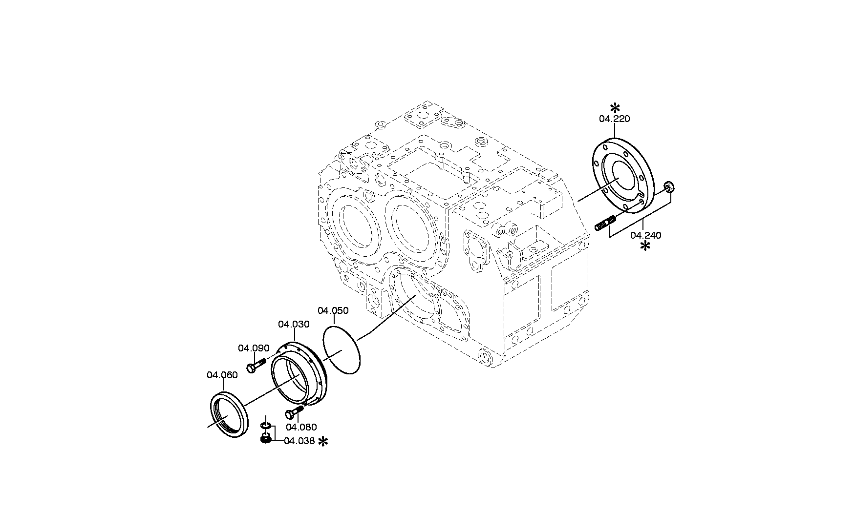 drawing for JOHN DEERE T195115 - O-RING (figure 3)