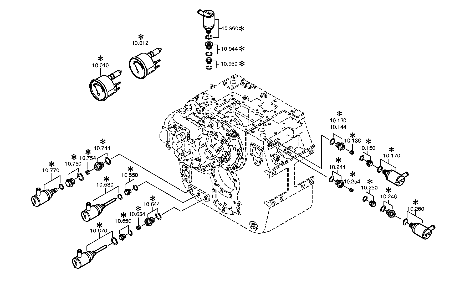 drawing for LINDE AG 0029030201 - SCREW PLUG (figure 2)