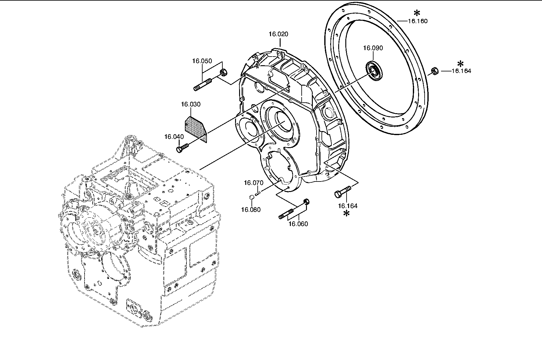 drawing for TEREX EQUIPMENT LIMITED 8001970 - HEXAGON NUT (figure 1)