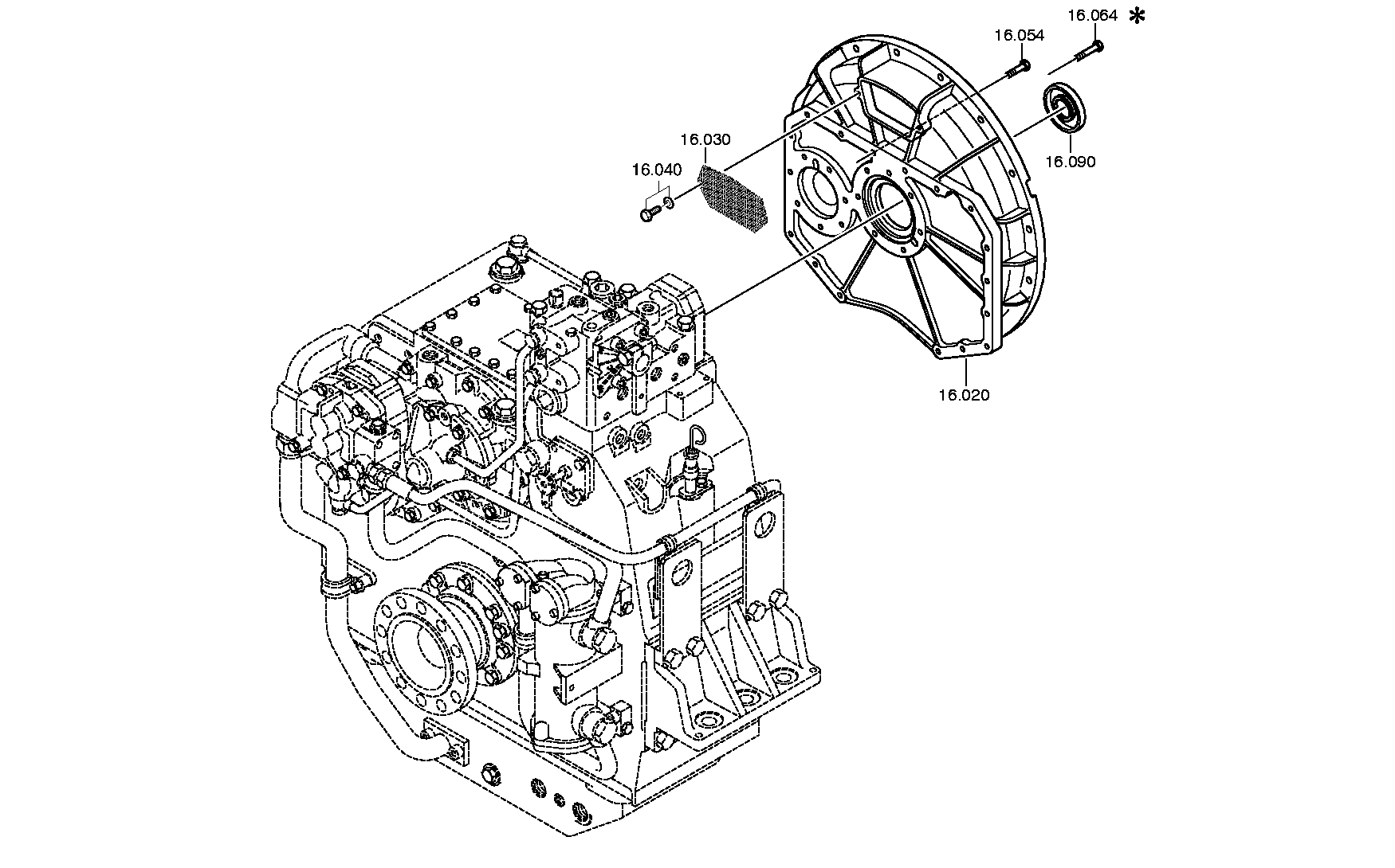 drawing for FORCE MOTORS LTD 64.90020-0037 - HEXAGON SCREW (figure 3)