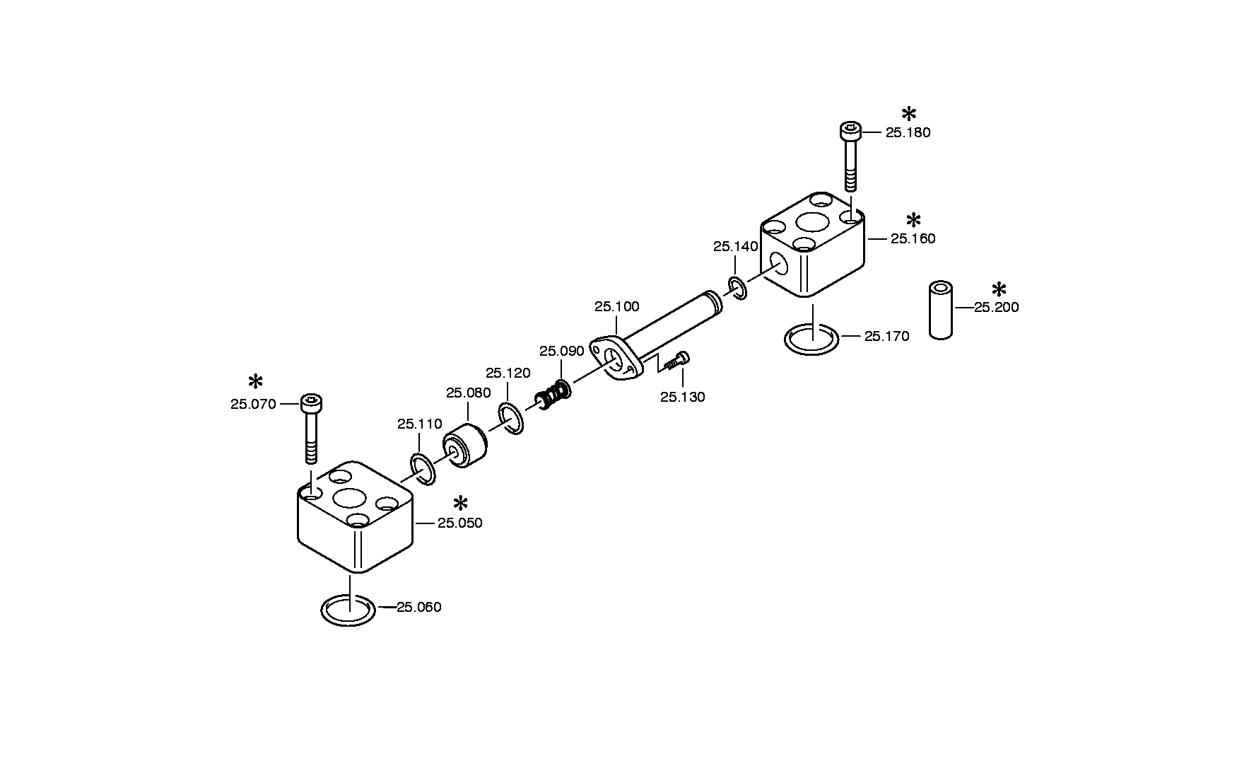 drawing for JOHN DEERE AT322070 - WASHER (figure 1)