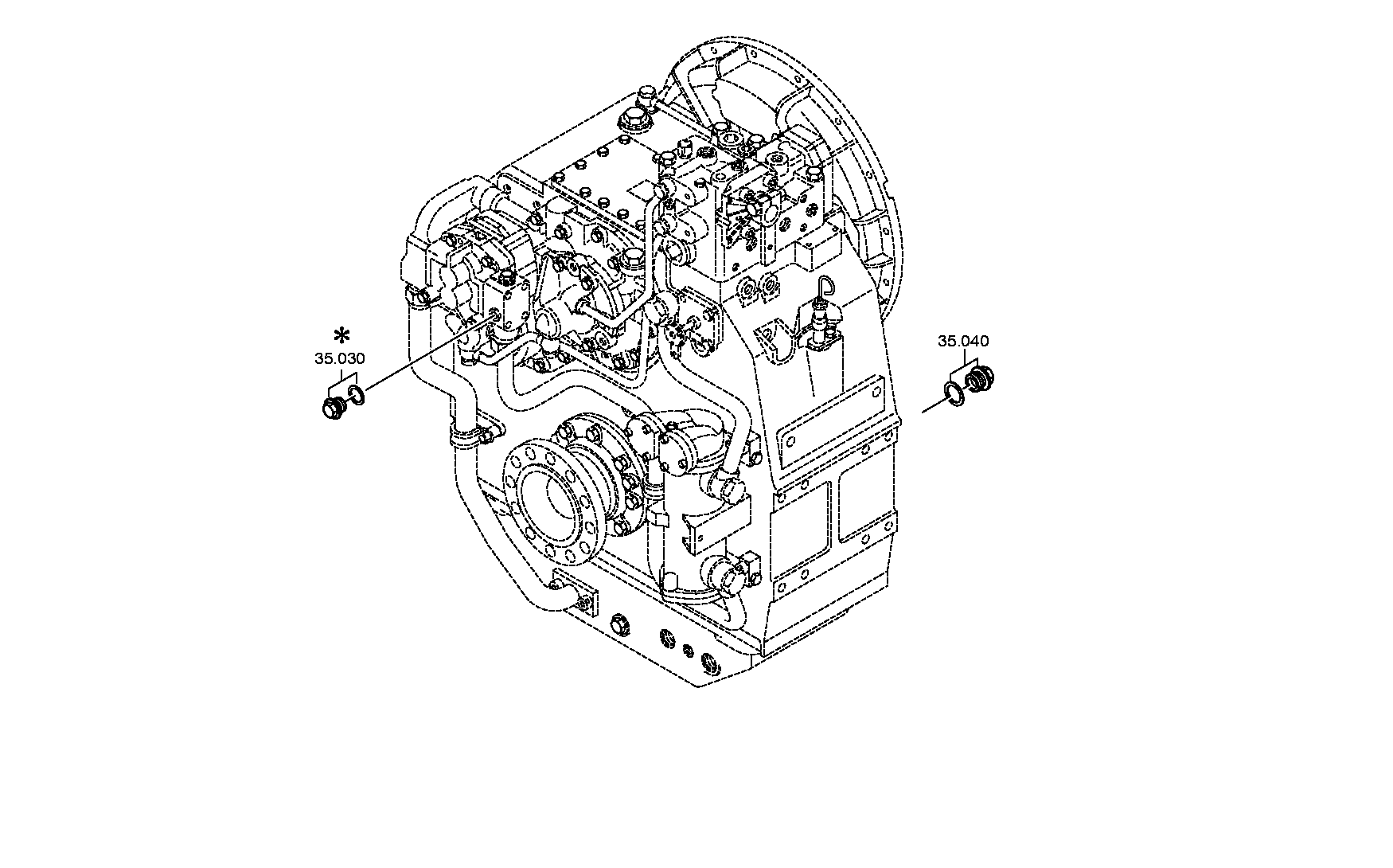 drawing for JOHN DEERE TTZF1200 - SCREW PLUG (figure 3)