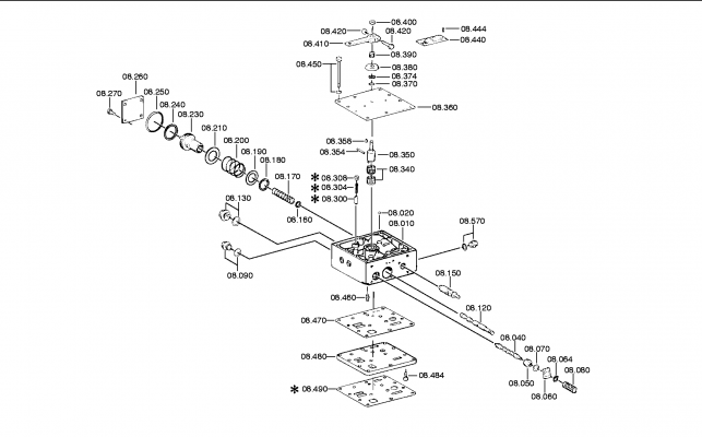 drawing for AGCO V35102800 - NEEDLE CAGE (figure 1)