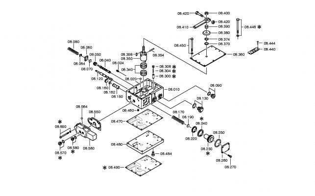 drawing for AGCO F514100360320 - NEEDLE CAGE (figure 2)