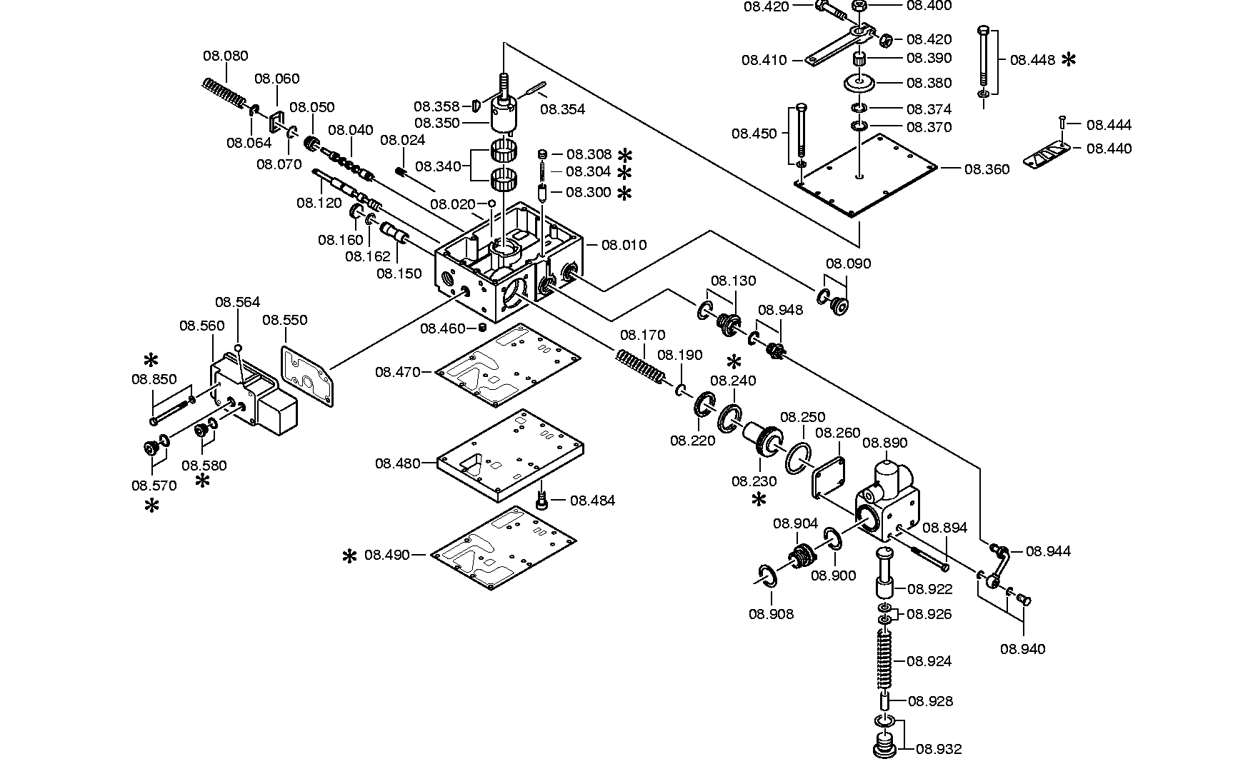 drawing for AGCO F514100360320 - NEEDLE CAGE (figure 3)