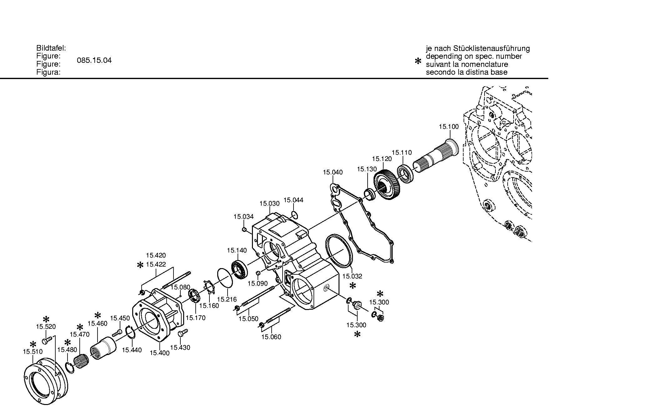 drawing for DAIMLER AG A0029817905 - TAPERED ROLLER BEARING (figure 4)