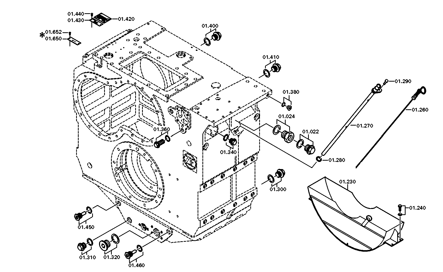 drawing for CNH NEW HOLLAND 2549825 - HEXAGON SCREW (figure 5)