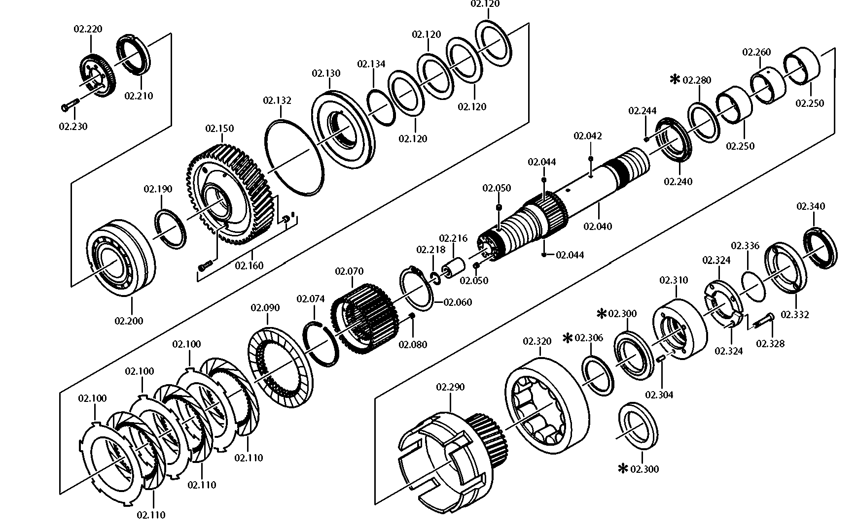 drawing for SKF 22320EKN1/C3 - SPHERICALLY SEATED BEARING (figure 1)