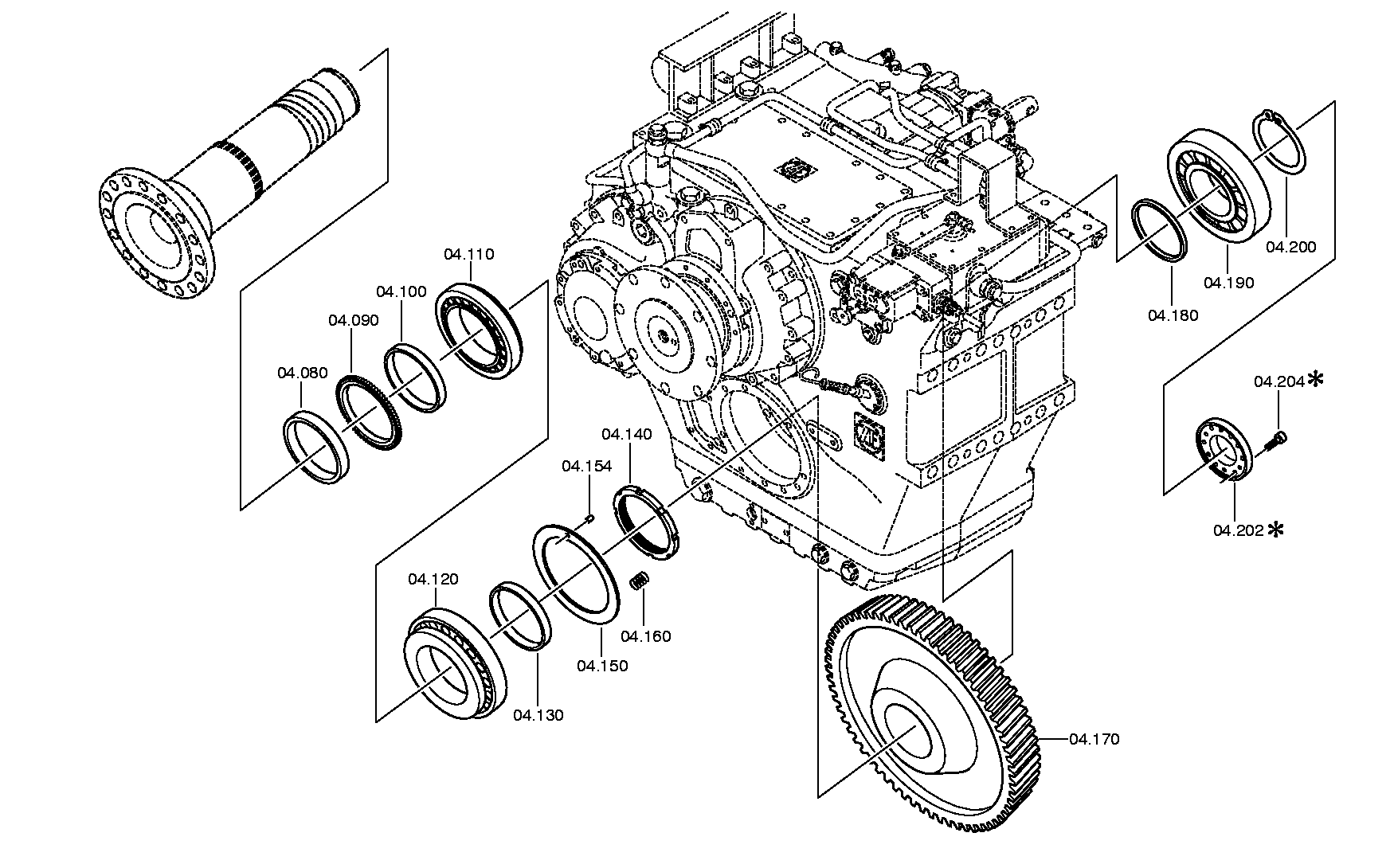 drawing for DOOSAN 152408 - RETAINING RING (figure 2)