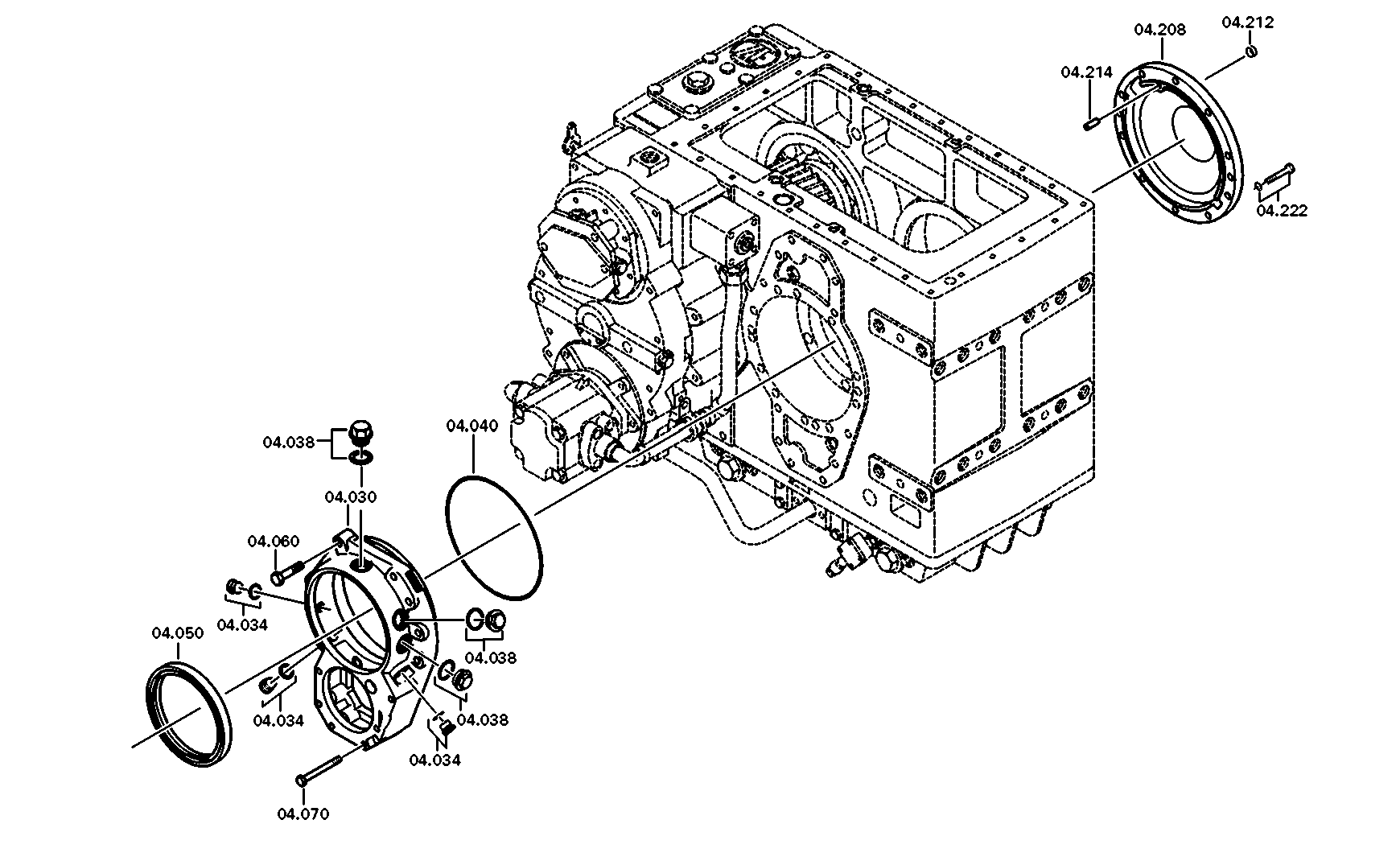 drawing for IVECO 98133842AS - SHAFT SEAL (figure 1)