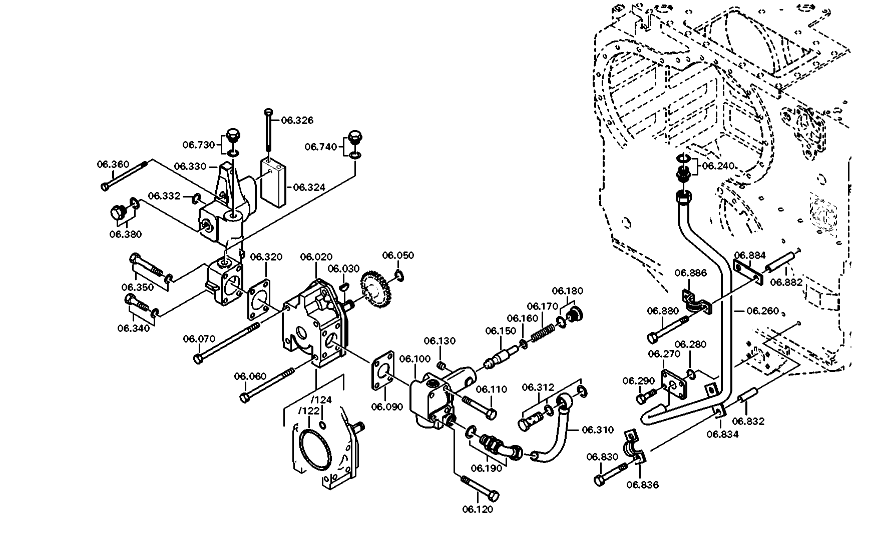 drawing for VDL BOVA 1924065 - HEXAGON SCREW (figure 2)