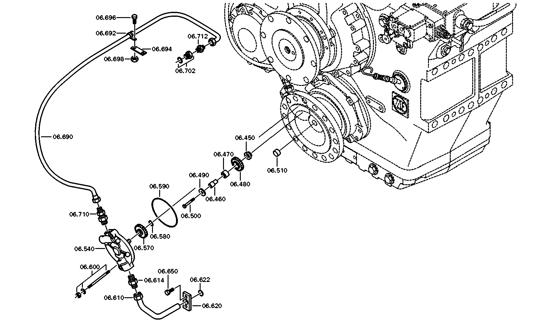 drawing for MTU, FRIEDRICHSHAFEN XP52624500045 - O-RING (figure 2)