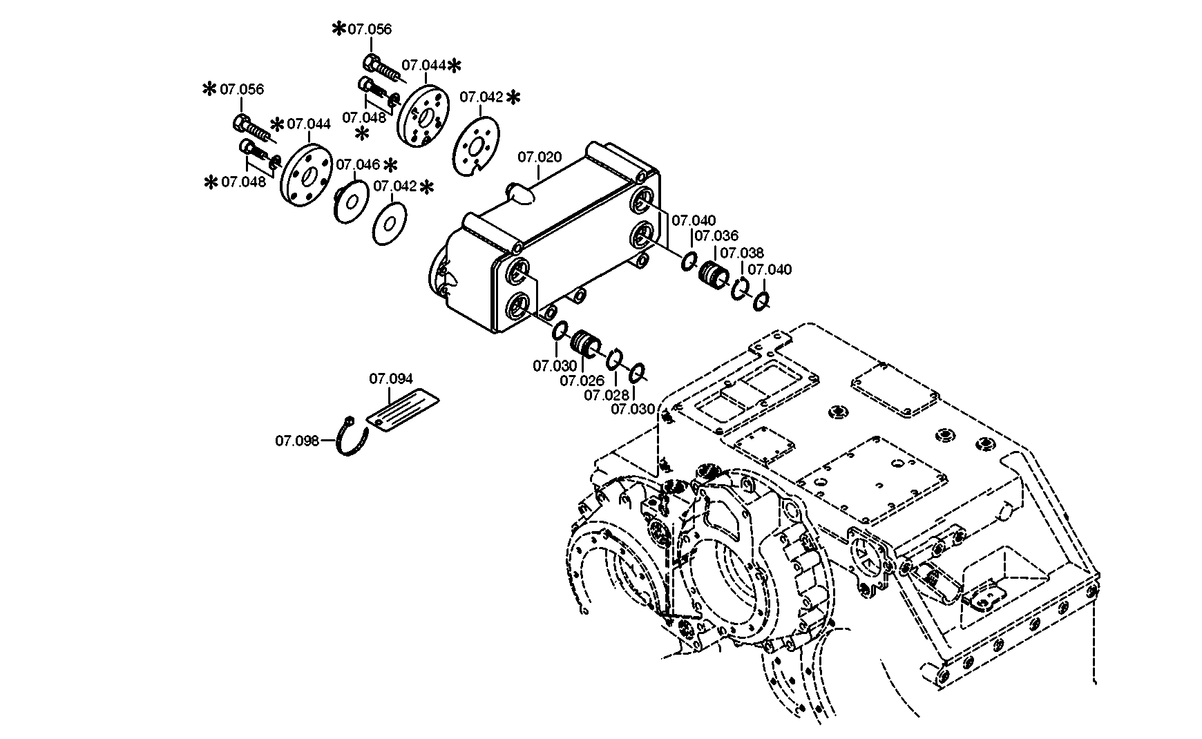 drawing for DAF 242029 - SPRING WASHER (figure 1)