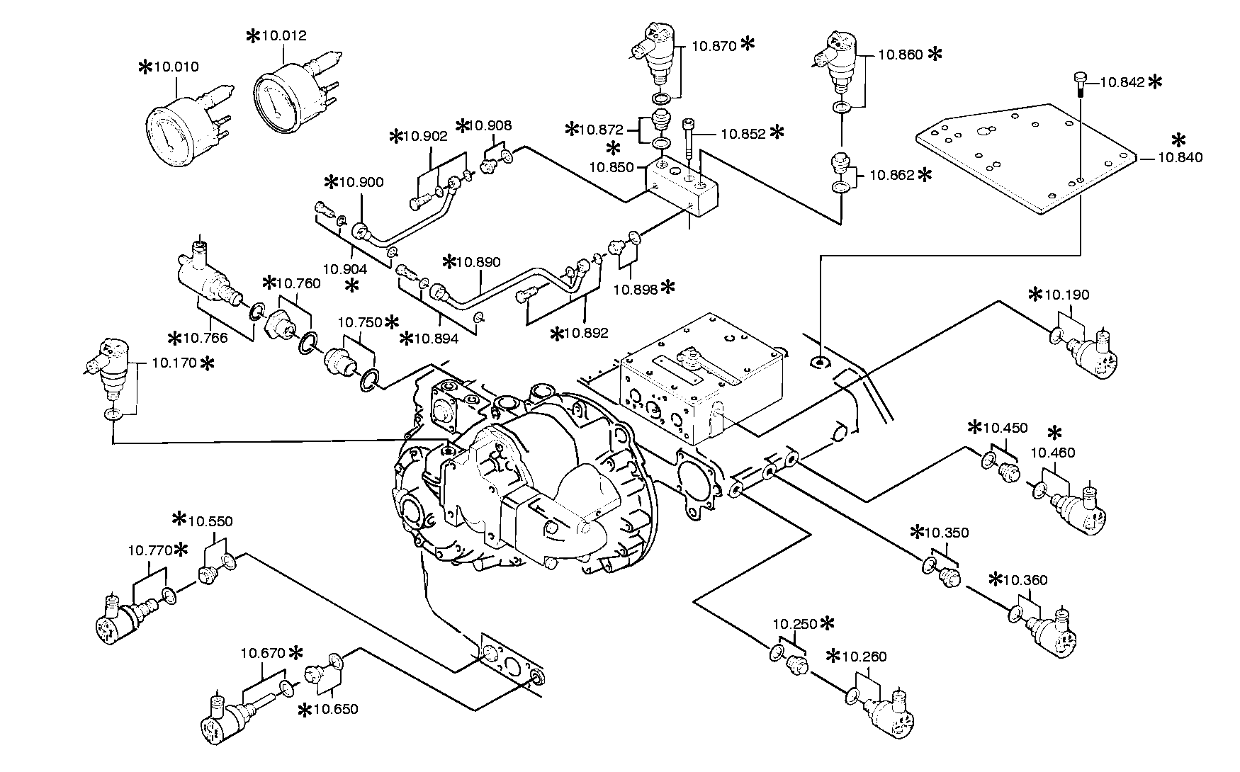 Technical drawing of DAF 242029 SPRING WASHER with dimensions and layout (figure 3)