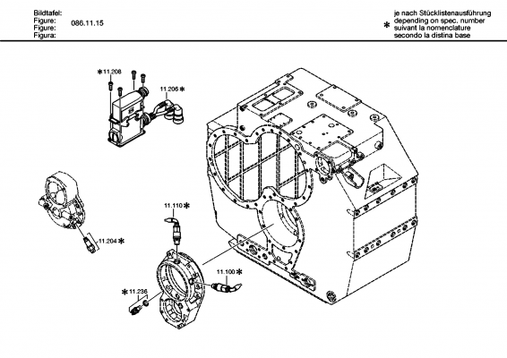 drawing for MOXY TRUCKS AS 452031 - INDUCTIVE TRANSMITTER (figure 1)