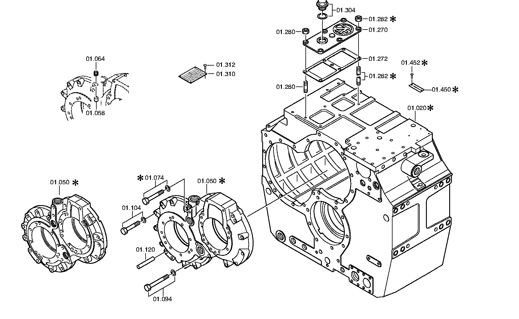 drawing for JOHN DEERE TTZF140094 - O-RING (figure 1)