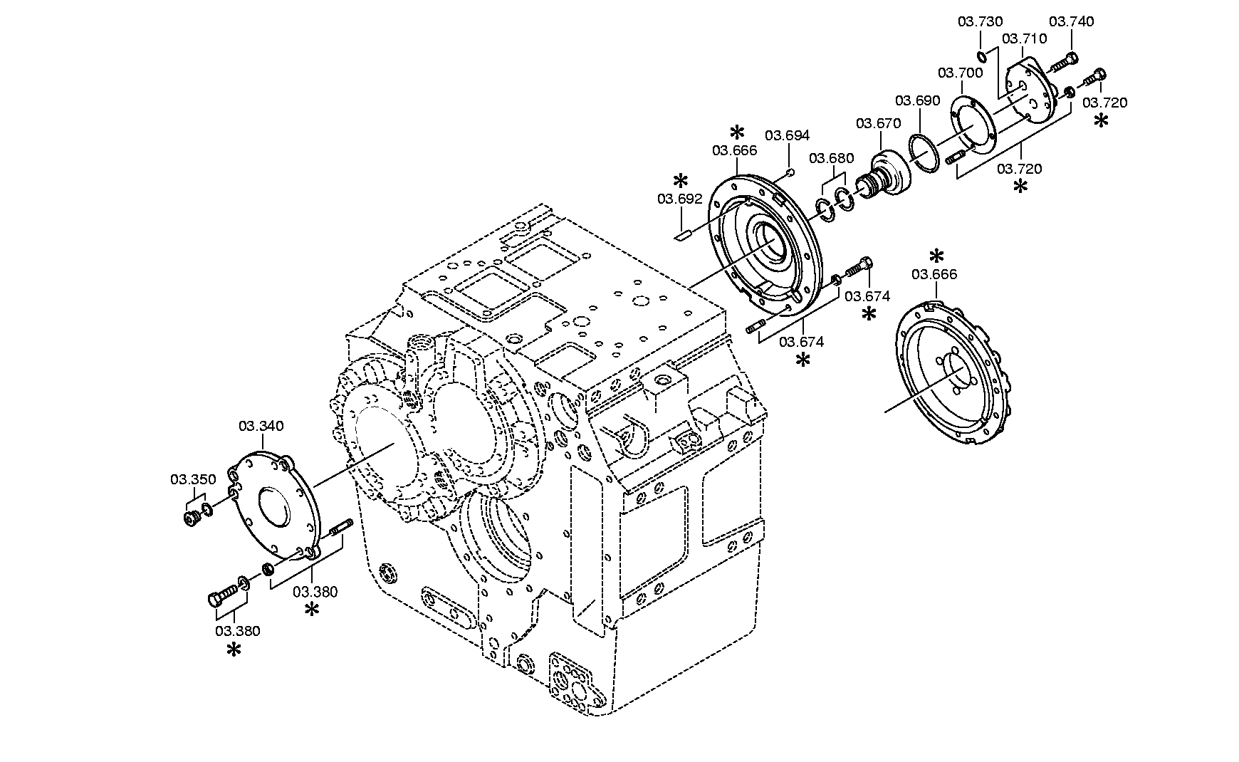 drawing for MTU, FRIEDRICHSHAFEN XP52724500023 - O-RING (figure 1)