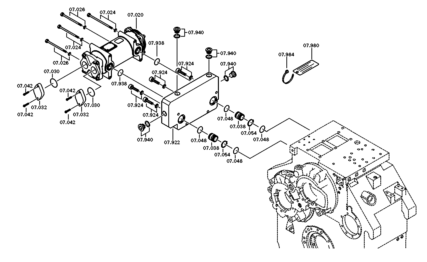 drawing for JOHN DEERE 14013522 - CIRCLIP (figure 4)