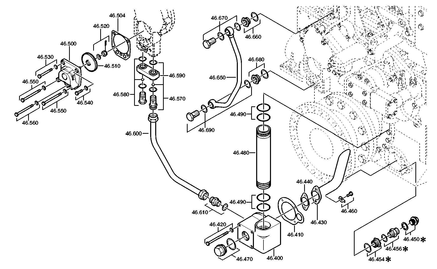 drawing for Hyundai Construction Equipment QZ0630502022 - RETAINING RING (figure 3)