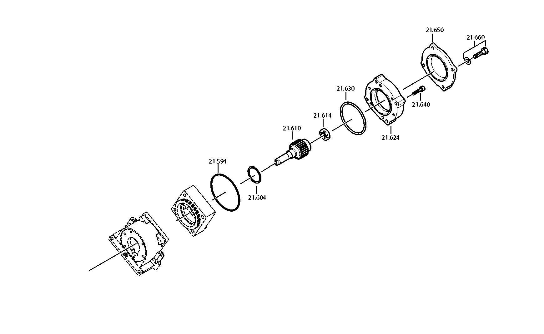 drawing for AC KONIM D.O.O. 49C4 - BALL BEARING (figure 4)