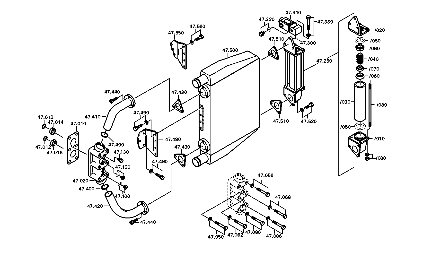 drawing for MTU, FRIEDRICHSHAFEN XP00G30100041 - TUBE (figure 1)